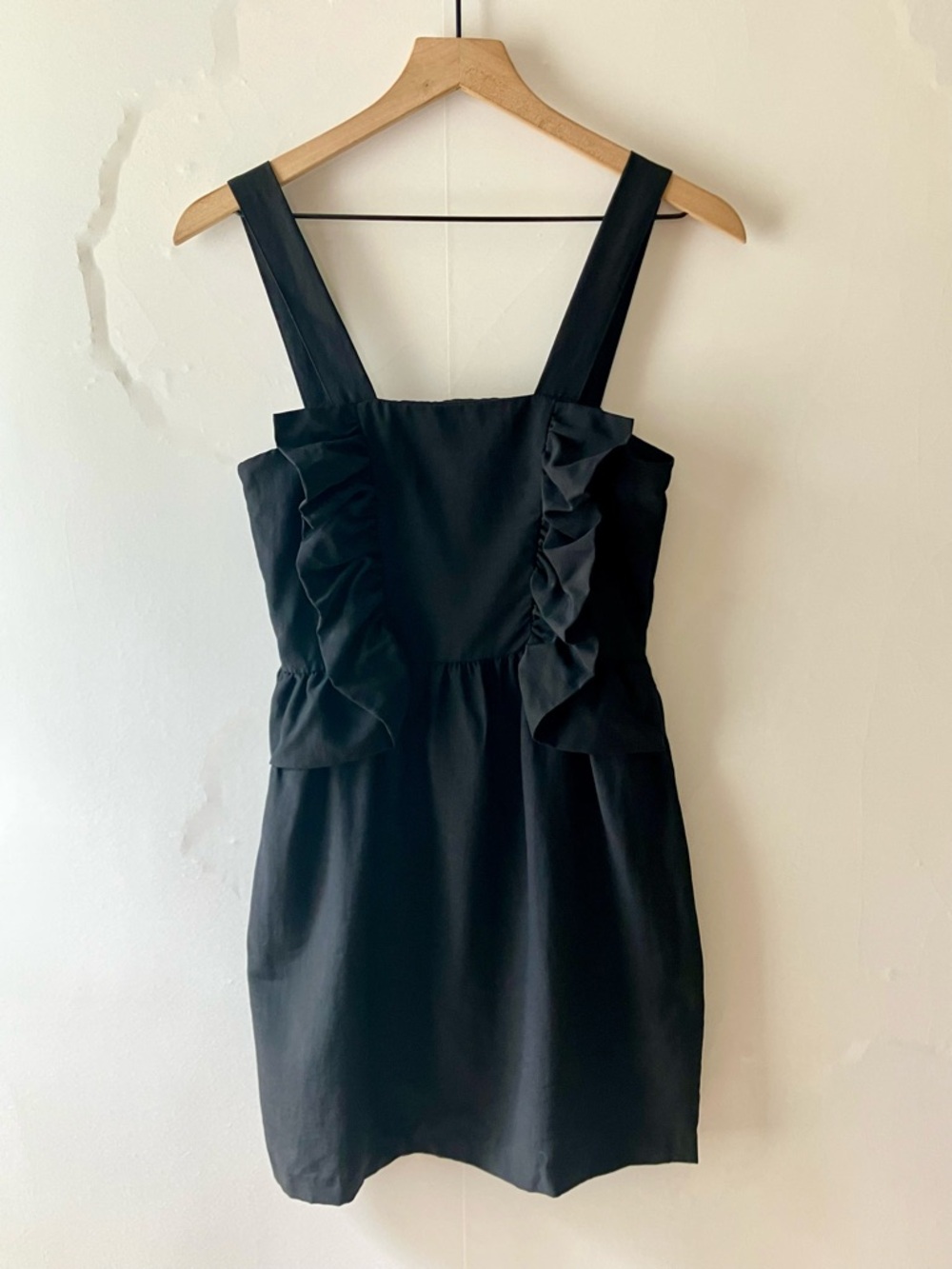 H&M Pinafore Ruffle Mini Dress